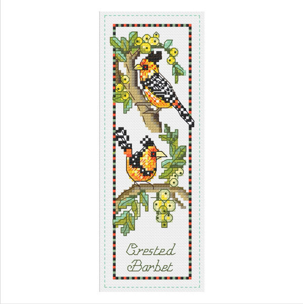 Crested Barbet Bookmark
