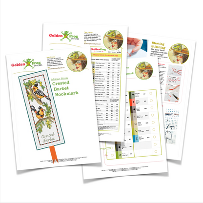 Crested Barbet Bookmark